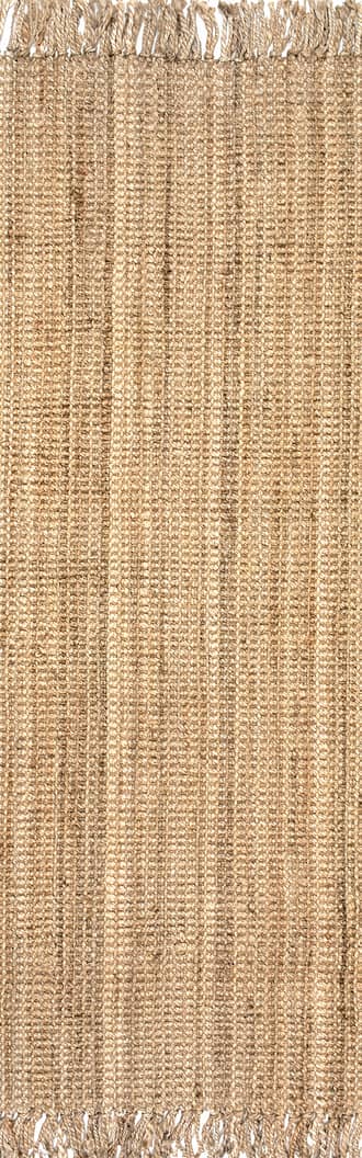 2' 6" x 6' Chunky Jute Tasseled Rug primary image