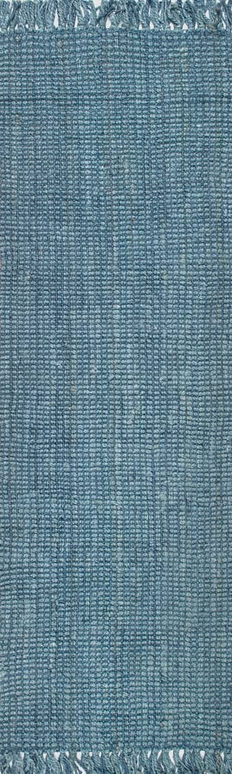 2' 6" x 12' Chunky Jute Tasseled Rug primary image
