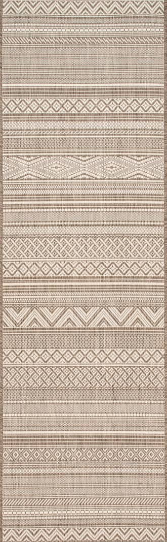 2' x 8' Indoor/Outdoor Tribal Bands Rug primary image
