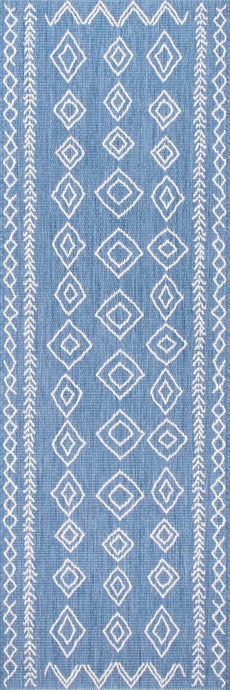 2' x 6' Moroccan Diamonds Indoor/Outdoor Rug primary image