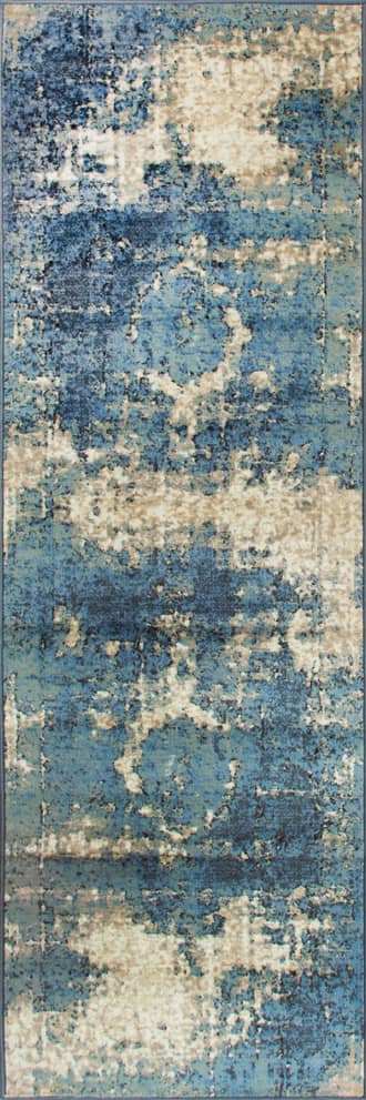 2' 8" x 12' Distressed Foggy Medallion Rug primary image