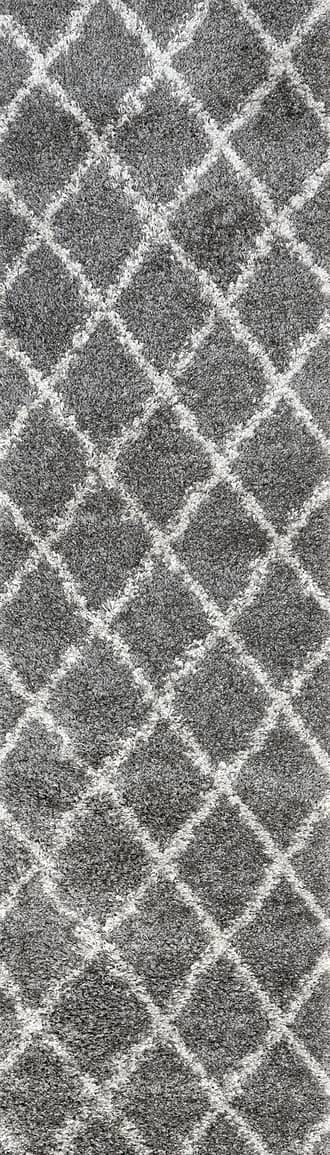 2' 6" x 12' Easy Shag Lattice Rug primary image