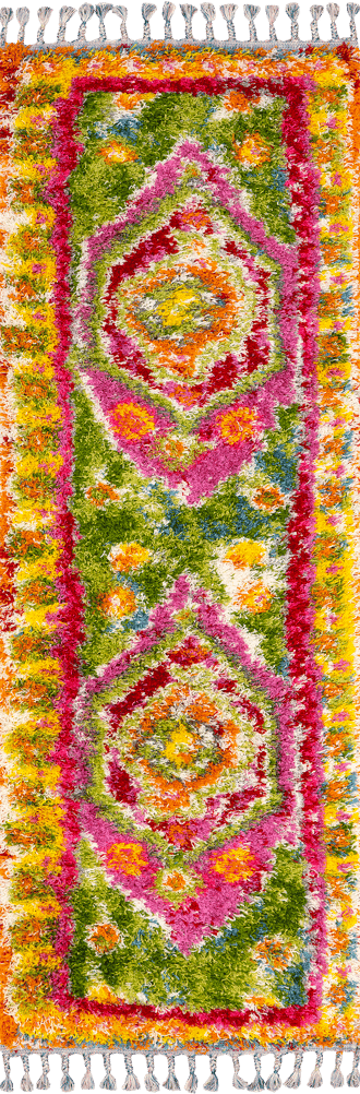 2' 8" x 8' Fiesta Medallion Shag Rug primary image