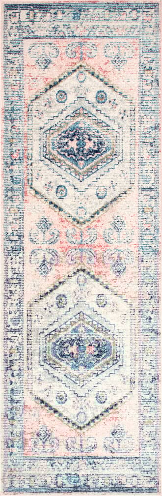 2' 8" x 8' Distressed Jewel Medallion Rug primary image
