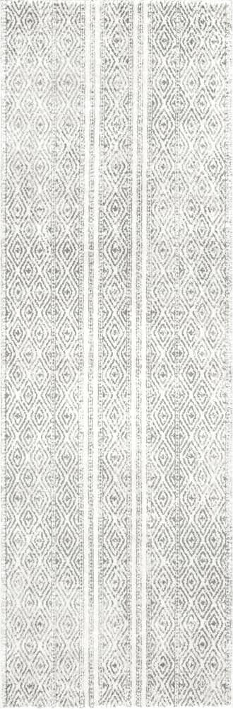 2' 8" x 8' Banded Bird Eye Diamonds Rug primary image