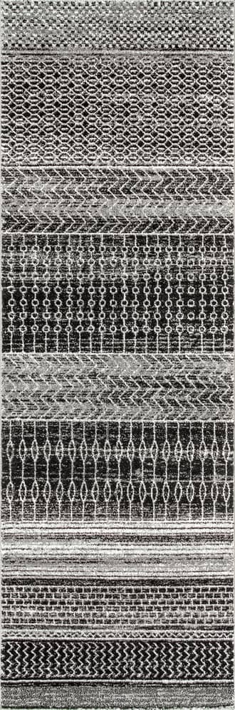 2' 8" x 12' Banded Abacus And Stripes Rug primary image