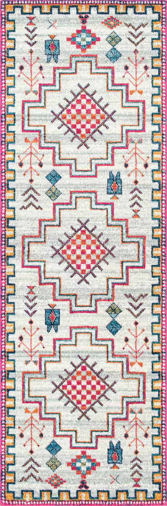 2' 6" x 6' Crosshatch Aztec Rug primary image