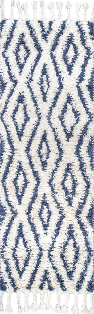 2' 6" x 8' Moroccan Diamonds Shag Rug primary image