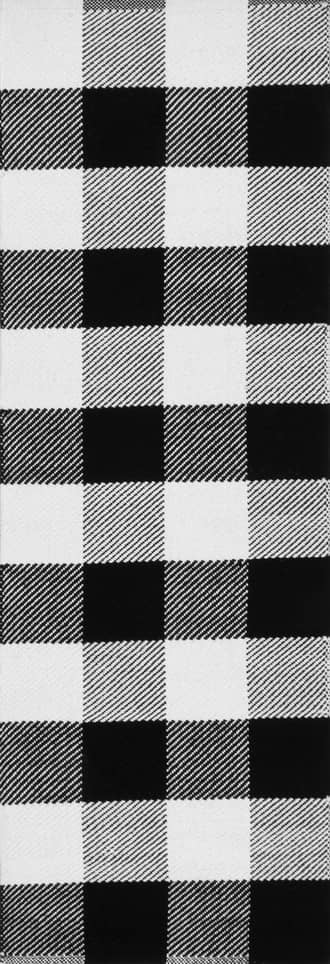 2' x 6' Flatwoven Buffalo Plaid Rug primary image