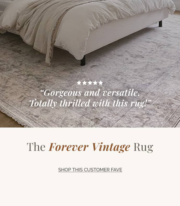 shop the forever vintage rug