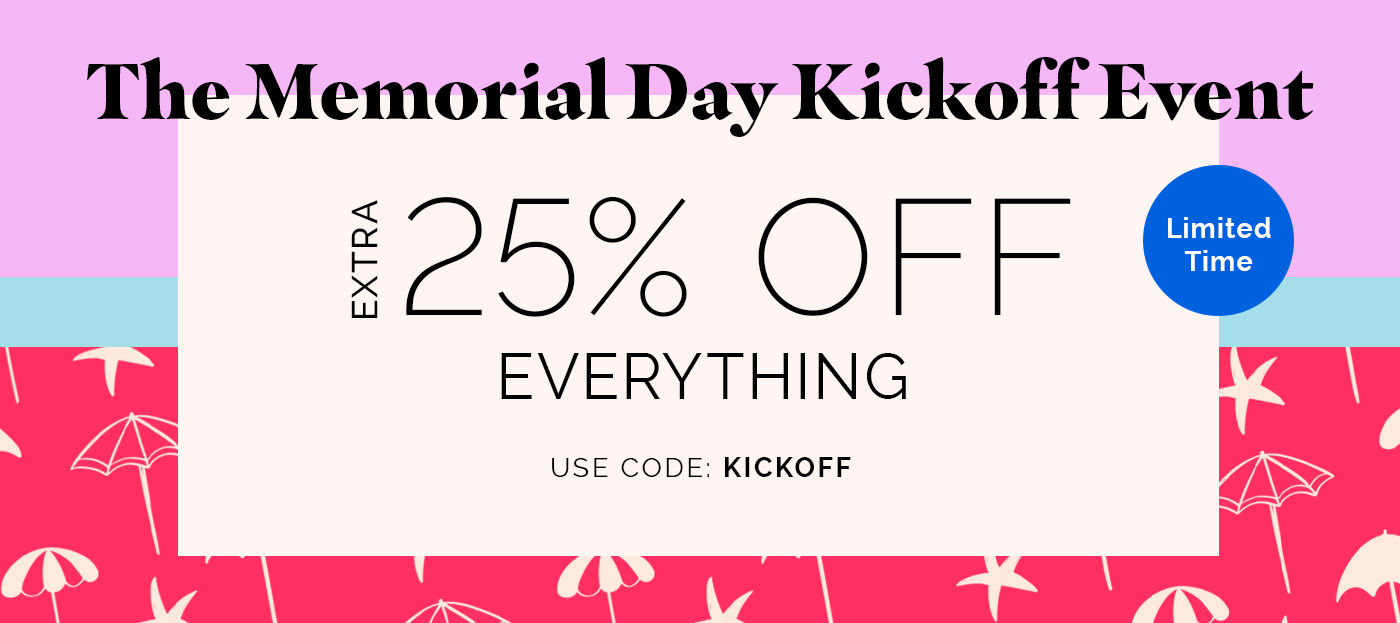 The Memorial Day Kickoff Event Limited Time Banner