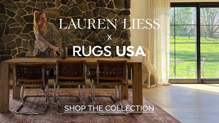 Lauren Liess x Rugs USA Banner