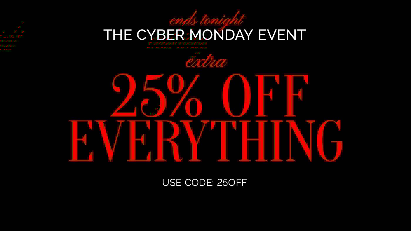 Cyber Monday Banner - Ends Tonight (Primary) 