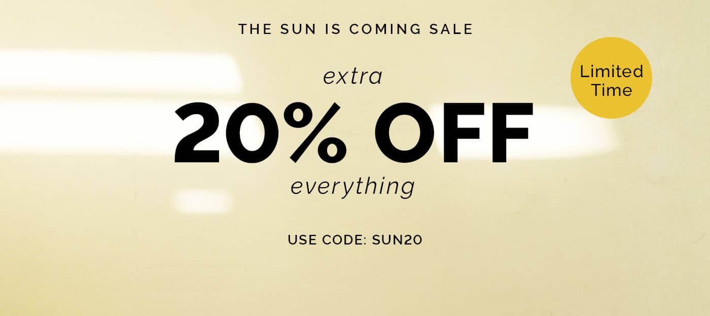 The Sun is Coming Sale Limited Time Banner