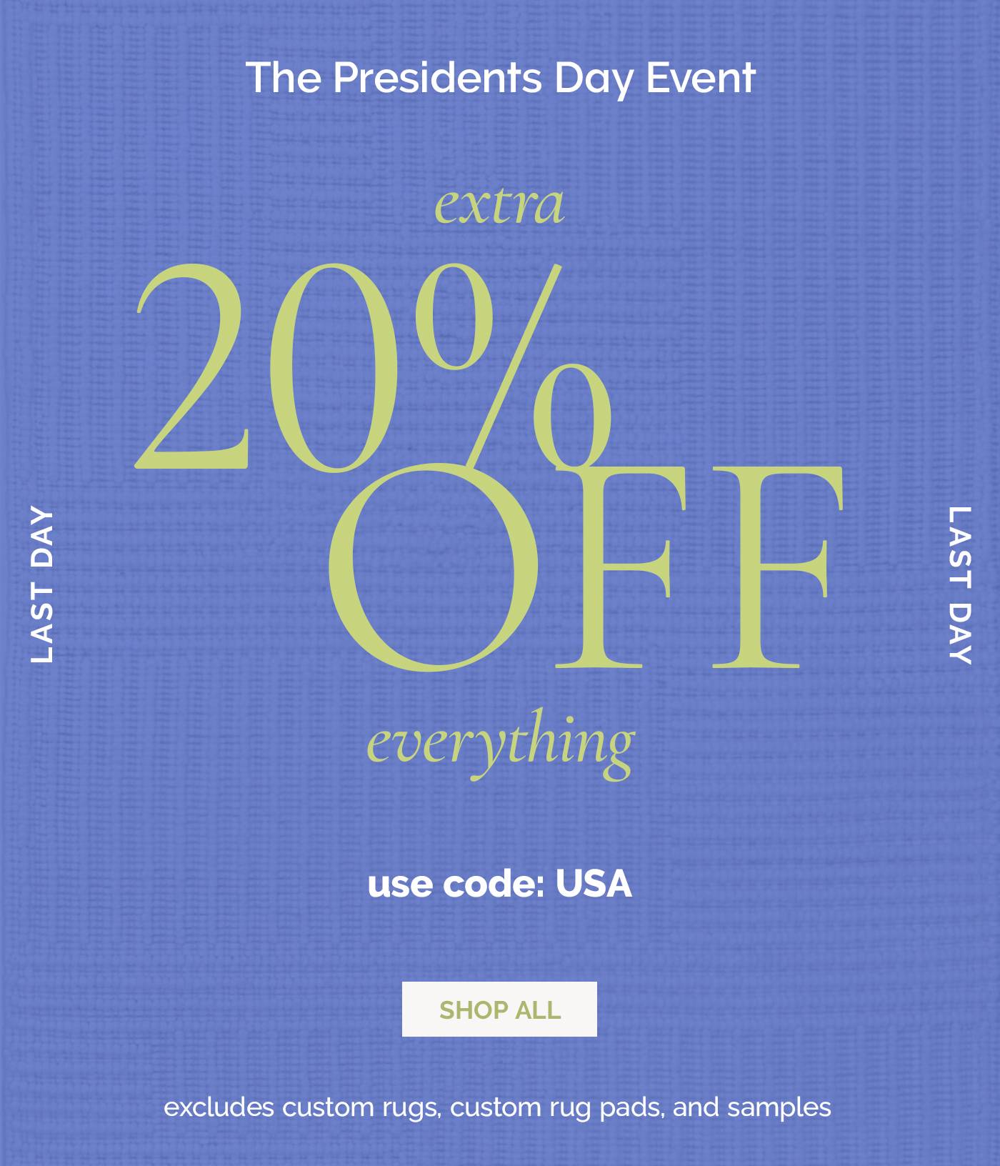 extra 20% off sitewide 