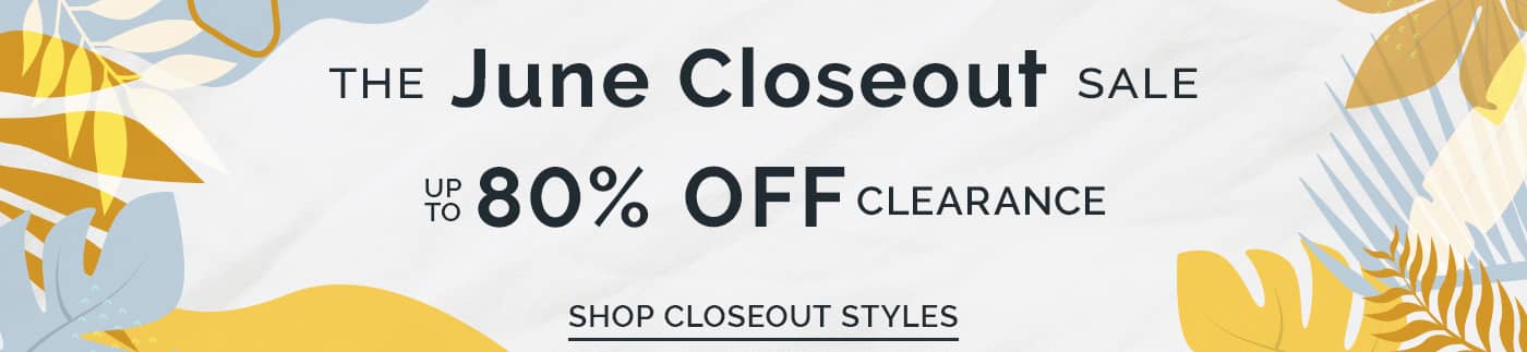 June Closeout Sale Banner