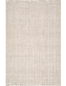 Maui Off White Chunky Jute Tasseled