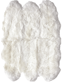 Shag Natural Sexto Pelt Sheepskin