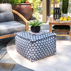 Outdoor on sale patio poufs