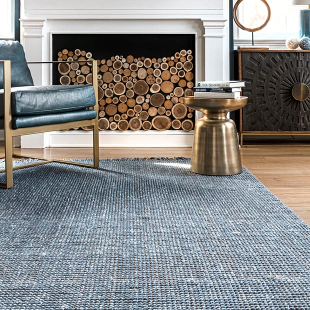 Janus Jute And Wool Flatweave Gray Rug