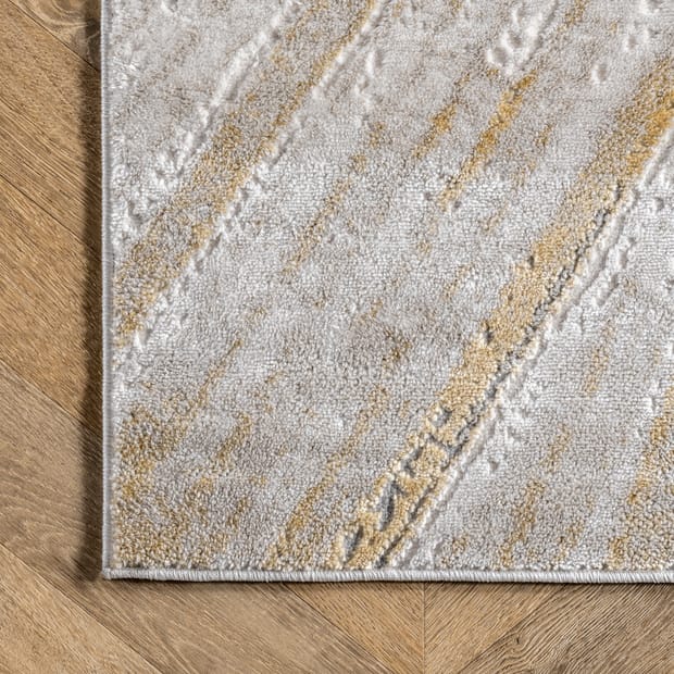 Alchemist Splash Abstract Gold Rug