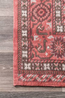 Red Cotton Persian Area Rug