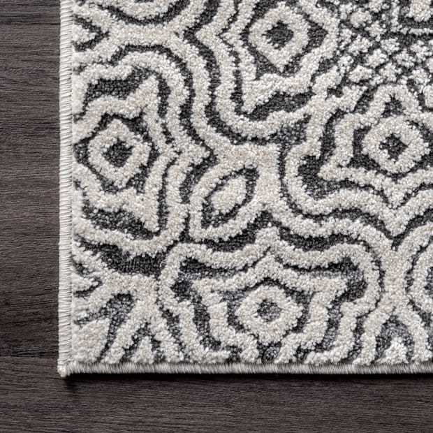 Primavera Diamond Mosaic Light Gray Rug