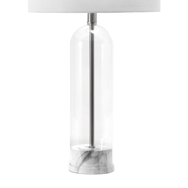 Alva 28 Inch Tubular Glass Table Lamp, Tubular Glass Table Lamps