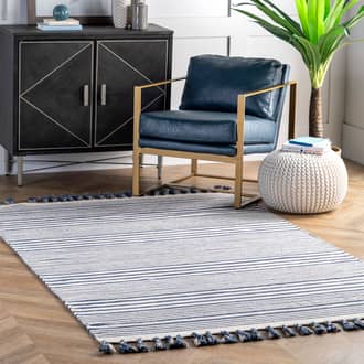 Regency Stripes with Tassels Rug secondary image