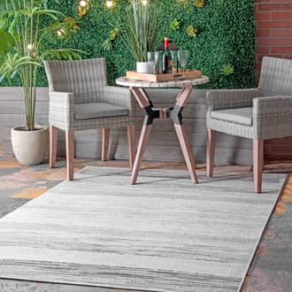 Faded Stripes Indoor/Outdoor Rug secondary image