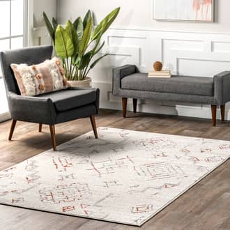 Parsali Abstract Distressed Rug secondary image