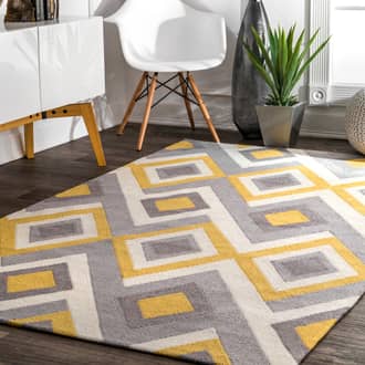 2' 6" x 8' Interconnected Diamonds Rug secondary image