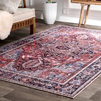 Blossom Printed Medallion Rug secondary image