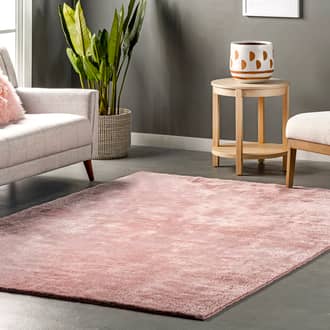 6' Washable Solid Shag Rug secondary image
