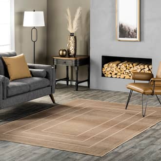 6' x 9' Ann Easy-Jute Washable Bordered Rug secondary image