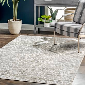 Abstract Floral Rug secondary image