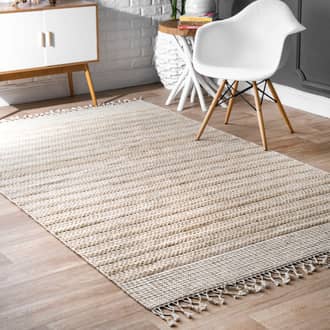 Wool Striped Flatweave Rug secondary image