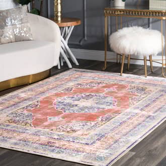9' 10" x 13' 8" Flowering Wreath Medallion Rug secondary image