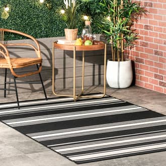 2' x 8' Romy Striped Indoor-Outdoor Rug secondary image