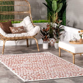 Robinett Indoor/Outdoor Dotted Rug secondary image