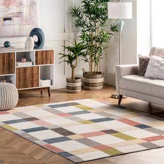 Erin Retro Plaid Rug secondary image