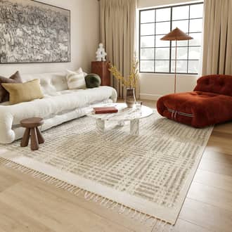 Crissy Crosshatch Shag Rug secondary image