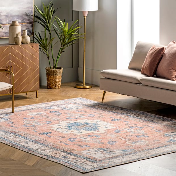 Fading Oriental Washable Multi Rug, What Sizes Do Oriental Rugs Come In