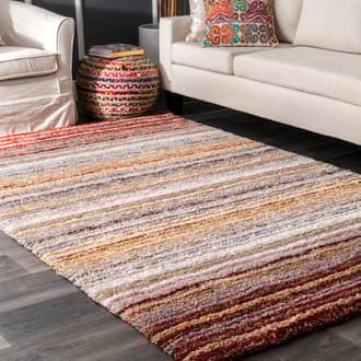 Striped Shaggy Rug secondary image