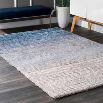 8' x 10' Striped Shaggy Rug secondary image