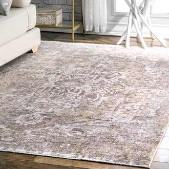 Silhouette Medallion Fringe Rug secondary image