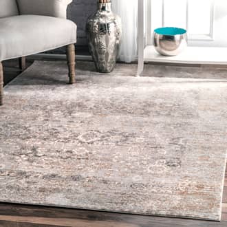 Muted Floral Design Rug secondary image