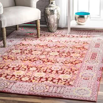 Muted Floral Design Rug secondary image