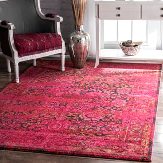Color Washed Floral Rug secondary image