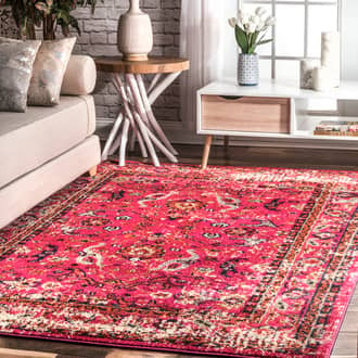 6' 7" x 9' Rosy Floral Rug secondary image